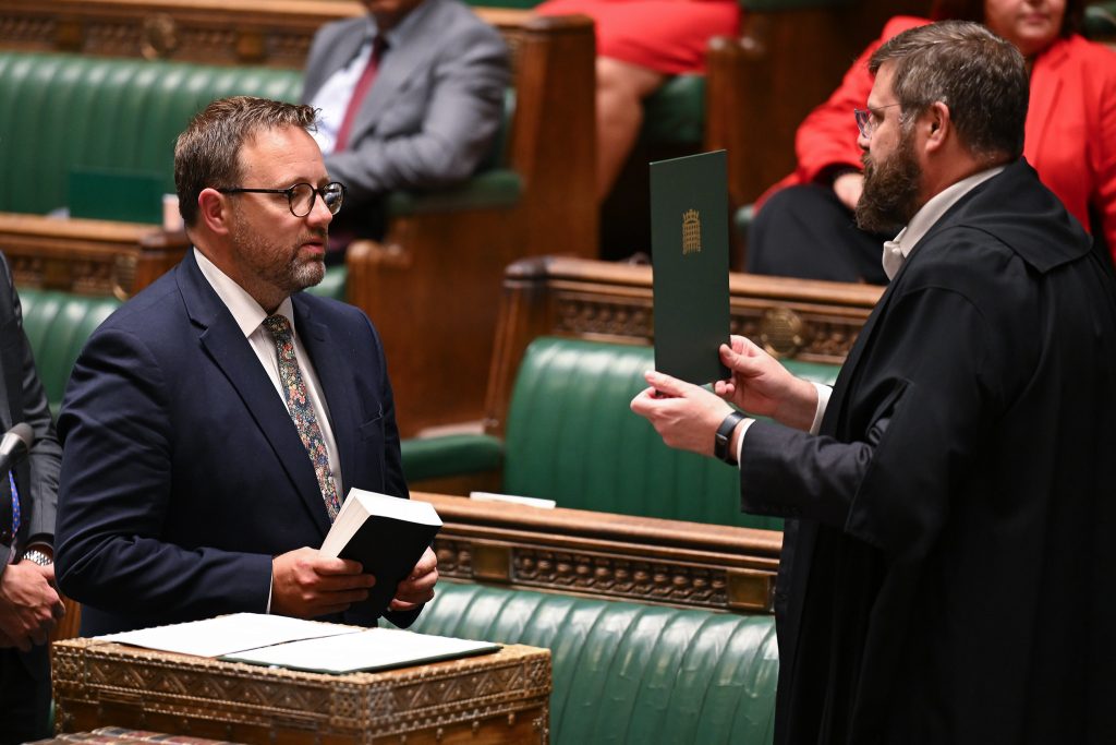 Chris Elmore MP for Bridgend (Labour)